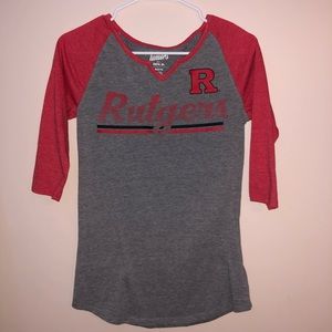 Mid long sleeve “Rutgers” tee shirt